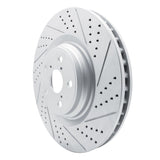 Dynamic Friction 2010-2017 Lexus Ls460 Right Front Drilled & Slotted Geoperformance Rotor by Dynamic Friction Company 830-75031D