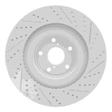 Dynamic Friction 2013-2020 Lexus GS350 Left Front Drilled & Slotted Geoperformance Rotor by Dynamic Friction Company 830-75034D