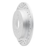 Dynamic Friction 2015-2026 Lexus Nx300H Rear Left Drilled & Slotted Geoperformance Rotor by Dynamic Friction Company 830-75041L
