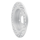 Dynamic Friction 2015-2026 Lexus ES350 Rear Right Drilled & Slotted Geoperformance Rotor by Dynamic Friction Company 830-75041R