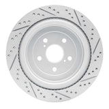 Dynamic Friction 2016-2022 Lexus Rx350 Rear Right Drilled & Slotted Geoperformance Rotor by Dynamic Friction Company 830-75042R