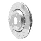 Dynamic Friction 2016-2024 Lexus Rx450H Front Right Drilled & Slotted Geoperformance Rotor by Dynamic Friction Company 830-75043R