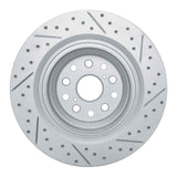 Dynamic Friction 2018-2023 Lexus Ls500 Left Rear Drilled & Slotted Geoperformance Rotor by Dynamic Friction Company 830-75046D