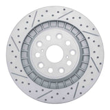 Dynamic Friction 2018-2023 Lexus Ls500 Left Rear Drilled & Slotted Geoperformance Rotor by Dynamic Friction Company 830-75046D
