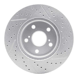Dynamic Friction 2002-2015 Lexus Is250 Front Left Drilled & Slotted Geoperformance Rotor by Dynamic Friction Company 830-76075L