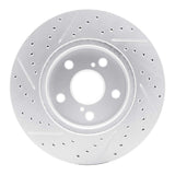 Dynamic Friction 2002-2015 Lexus Is250 Front Right Drilled & Slotted Geoperformance Rotor by Dynamic Friction Company 830-76075R