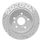 Dynamic Friction 2002-2008 Lexus Es330 Rear Left Drilled & Slotted Geoperformance Rotor by Dynamic Friction Company 830-76076L