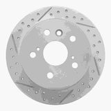 Dynamic Friction 2002-2008 Lexus Es330 Rear Left Drilled & Slotted Geoperformance Rotor by Dynamic Friction Company 830-76076L