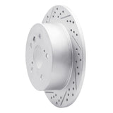 Dynamic Friction 2007-2012 Lexus ES350 Rear Left Drilled & Slotted Geoperformance Rotor by Dynamic Friction Company 830-76079L