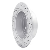 Dynamic Friction 2007-2012 Lexus ES350 Rear Left Drilled & Slotted Geoperformance Rotor by Dynamic Friction Company 830-76079L
