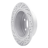 Dynamic Friction 2007-2012 Lexus ES350 Rear Right Drilled & Slotted Geoperformance Rotor by Dynamic Friction Company 830-76079R