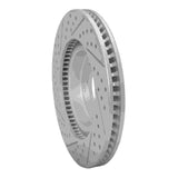 Dynamic Friction 2006-2020 Lexus ES300h Front Right Drilled & Slotted Geoperformance Rotor by Dynamic Friction Company 830-76080R
