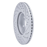Dynamic Friction 2008-2019 Pontiac Vibe Front Left Drilled & Slotted Geoperformance Rotor by Dynamic Friction Company 830-76081L