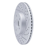 Dynamic Friction 2008-2019 Pontiac Vibe Front Right Drilled & Slotted Geoperformance Rotor by Dynamic Friction Company 830-76081R