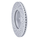 Dynamic Friction 2008-2019 Pontiac Vibe Front Right Drilled & Slotted Geoperformance Rotor by Dynamic Friction Company 830-76081R