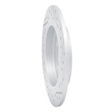 Dynamic Friction 2009-2024 Lexus CT200H Rear Left Drilled & Slotted Geoperformance Rotor by Dynamic Friction Company 830-76083L