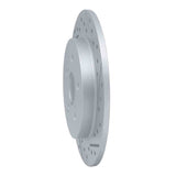 Dynamic Friction 2009-2024 Lexus CT200H Rear Right Drilled & Slotted Geoperformance Rotor by Dynamic Friction Company 830-76083R