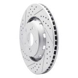 Dynamic Friction 2009-2015 Toyota Venza Front Left Drilled & Slotted Geoperformance Rotor by Dynamic Friction Company 830-76085L