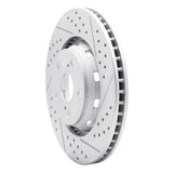 Dynamic Friction 2009-2015 Toyota Venza Front Right Drilled & Slotted Geoperformance Rotor by Dynamic Friction Company 830-76085R
