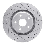 Dynamic Friction 2009-2015 Toyota Venza Front Right Drilled & Slotted Geoperformance Rotor by Dynamic Friction Company 830-76085R