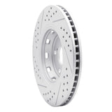Dynamic Friction 2009-2015 Toyota Venza Front Right Drilled & Slotted Geoperformance Rotor by Dynamic Friction Company 830-76085R