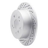 Dynamic Friction 2010-2017 Lexus Ct200H Front Right Drilled & Slotted Geoperformance Rotor by Dynamic Friction Company 830-76087R