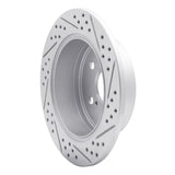 Dynamic Friction 2010-2017 Lexus Ct200H Front Right Drilled & Slotted Geoperformance Rotor by Dynamic Friction Company 830-76087R