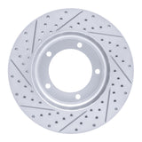 R1 Concepts 1998-2007 Lexus Lx470 Front Right Drilled & Slotted Geoperformance Rotor by R1 Concepts 830-76112R