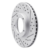 R1 Concepts 1995-2004 Toyota Tacoma Front Right Drilled & Slotted Geoperformance Rotor by R1 Concepts 830-76120R