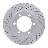 R1 Concepts 2000-2007 Toyota Sequoia Front Left Drilled & Slotted Geoperformance Rotor by R1 Concepts 830-76124L