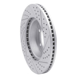 R1 Concepts 2000-2007 Toyota Sequoia Front Left Drilled & Slotted Geoperformance Rotor by R1 Concepts 830-76124L