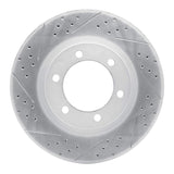 Dynamic Friction 2003-2009 Lexus Gx470 Front Left Drilled & Slotted Geoperformance Rotor by Dynamic Friction Company 830-76126L