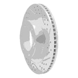 Dynamic Friction 2003-2009 Lexus Gx470 Front Right Drilled & Slotted Geoperformance Rotor by Dynamic Friction Company 830-76126R