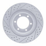Dynamic Friction 2003-2009 Lexus Gx470 Front Right Drilled & Slotted Geoperformance Rotor by Dynamic Friction Company 830-76126R