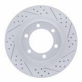 Dynamic Friction 2003-2009 Lexus Gx470 Front Right Drilled & Slotted Geoperformance Rotor by Dynamic Friction Company 830-76126R