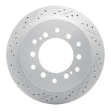 R1 Concepts 2001-2009 Lexus Gx470 Rear Left Drilled & Slotted Geoperformance Rotor by R1 Concepts 830-76127L