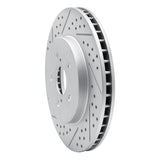 Dynamic Friction 2004-2009 Lexus Rx350 Front Left Drilled & Slotted Geoperformance Rotor by Dynamic Friction Company 830-76129L