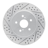 Dynamic Friction 2004-2009 Lexus Rx350 Front Left Drilled & Slotted Geoperformance Rotor by Dynamic Friction Company 830-76129L