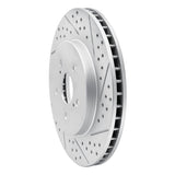 Dynamic Friction 2004-2009 Lexus Rx330 Front Right Drilled & Slotted Geoperformance Rotor by Dynamic Friction Company 830-76129R