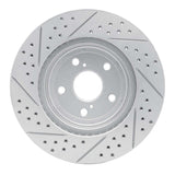 Dynamic Friction 2004-2009 Lexus Rx330 Front Right Drilled & Slotted Geoperformance Rotor by Dynamic Friction Company 830-76129R