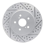 Dynamic Friction 2004-2009 Lexus Rx330 Front Right Drilled & Slotted Geoperformance Rotor by Dynamic Friction Company 830-76129R