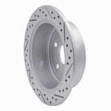 Dynamic Friction 2004-2009 Lexus Rx400H Rear Left Drilled & Slotted Geoperformance Rotor by Dynamic Friction Company 830-76130L