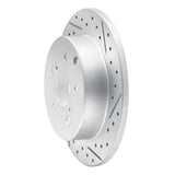 Dynamic Friction 2006-2018 Lexus Hs250H Rear Right Drilled & Slotted Geoperformance Rotor by Dynamic Friction Company 830-76134R