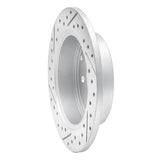 Dynamic Friction 2006-2018 Lexus Hs250H Rear Right Drilled & Slotted Geoperformance Rotor by Dynamic Friction Company 830-76134R