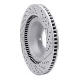Dynamic Friction 2007-2022 Lexus LX570 Front Left Drilled & Slotted Geoperformance Rotor by Dynamic Friction Company 830-76136L