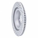 Dynamic Friction 2007-2022 Lexus LX570 Front Right Drilled & Slotted Geoperformance Rotor by Dynamic Friction Company 830-76136R