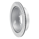 Dynamic Friction 2007-2022 Lexus LX570 Rear Left Drilled & Slotted Geoperformance Rotor by Dynamic Friction Company 830-76137L