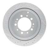 Dynamic Friction 2007-2022 Lexus Lx570 Rear Right Drilled & Slotted Geoperformance Rotor by Dynamic Friction Company 830-76137R