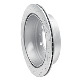 Dynamic Friction 2007-2022 Lexus Lx570 Rear Right Drilled & Slotted Geoperformance Rotor by Dynamic Friction Company 830-76137R