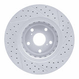 Dynamic Friction 2008-2021 Lexus Nx300 Front Left Drilled & Slotted Geoperformance Rotor by Dynamic Friction Company 830-76138L